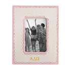 Alpha Delta Pi Scallop Monogrammed Picture Frame