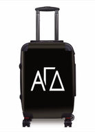 Alpha Gam Carry-on Suitcase -Greek Letters Black