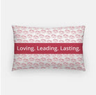 Alpha Gam Lumbar Throw Loving. Leading. Lasting. Roses