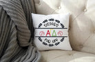 Alpha Gamma Delta 18" Throw Pillow Cover - Sisters For Life Pillow Covers