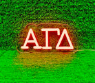 Alpha Gamma Delta Sorority Greek Letters LED Neon Sign | AGD | Campus Greek Fit