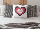 Alpha Omicron Pi 18" Heart Throw Pillow Cover Pillow Covers