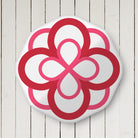 Alpha Omicron Pi Infinity Rose Custom-Shape Throw Pillow | AOII Gifts