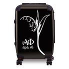 Alpha Phi Carry-on Suitcase - Modern Lily of the Valley Suitcases