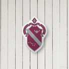 Alpha Phi Crest Custom Shape Pillow Small