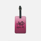 Alpha Phi Luggage Tag (Set of 2) - Bordeaux Gradient Luggage Tags