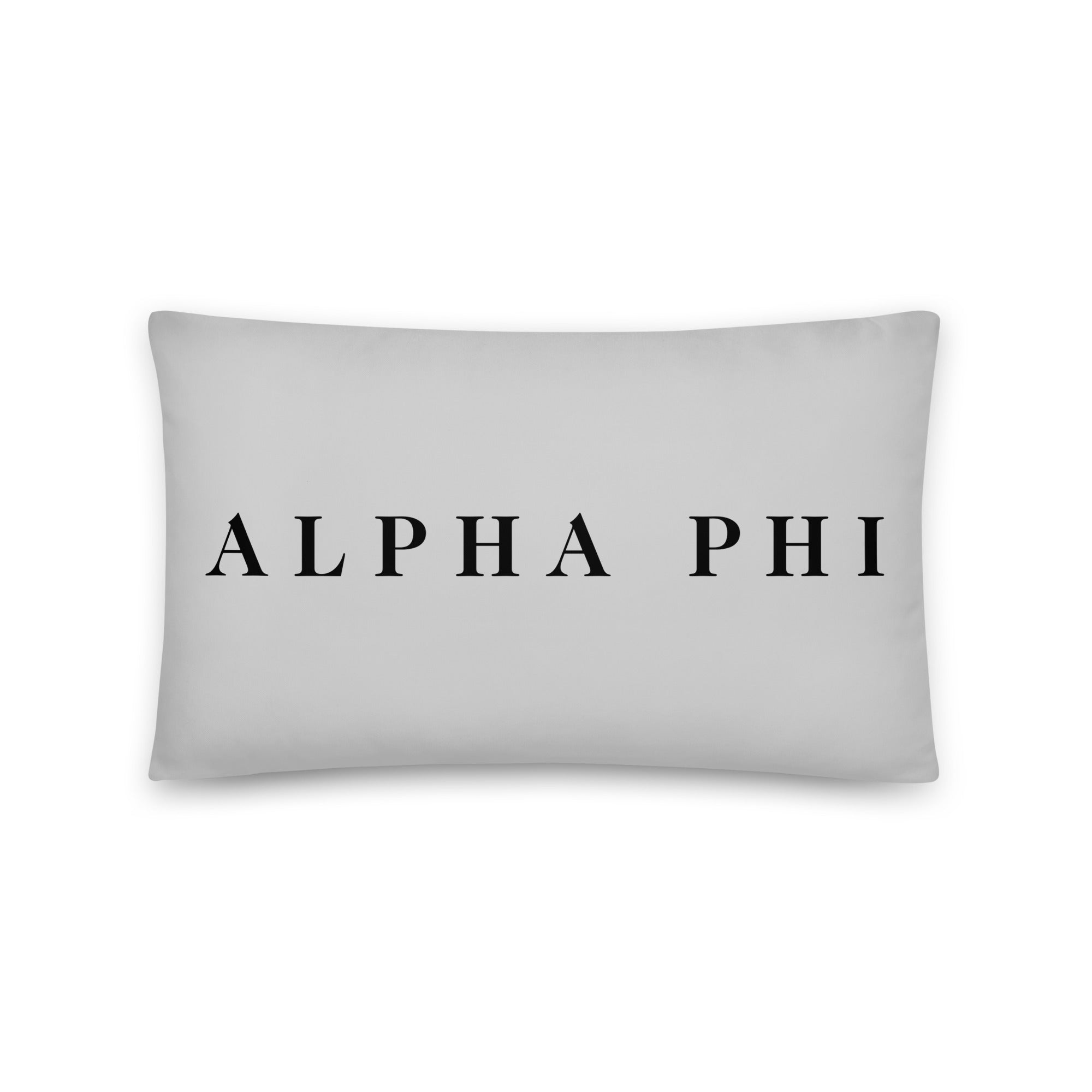 Alpha Phi Primary Lumbar Pillow | APhi Dorm. | Big Little Gifts