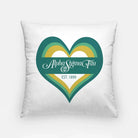 Alpha Sigma Tau 18" Throw Pillow Cover - Heart 