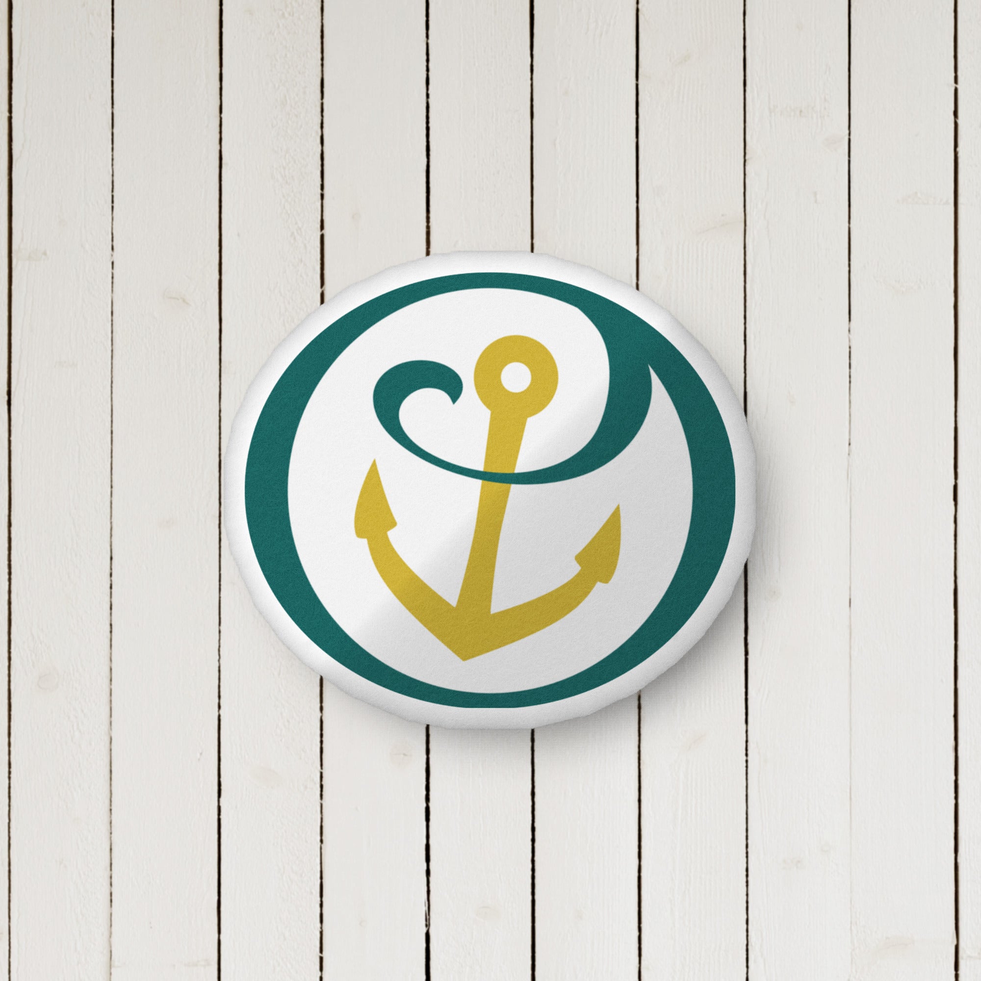 Alpha Sigma Tau Anchor Custom-Shape Throw Pillow | Alpha Tau Gifts