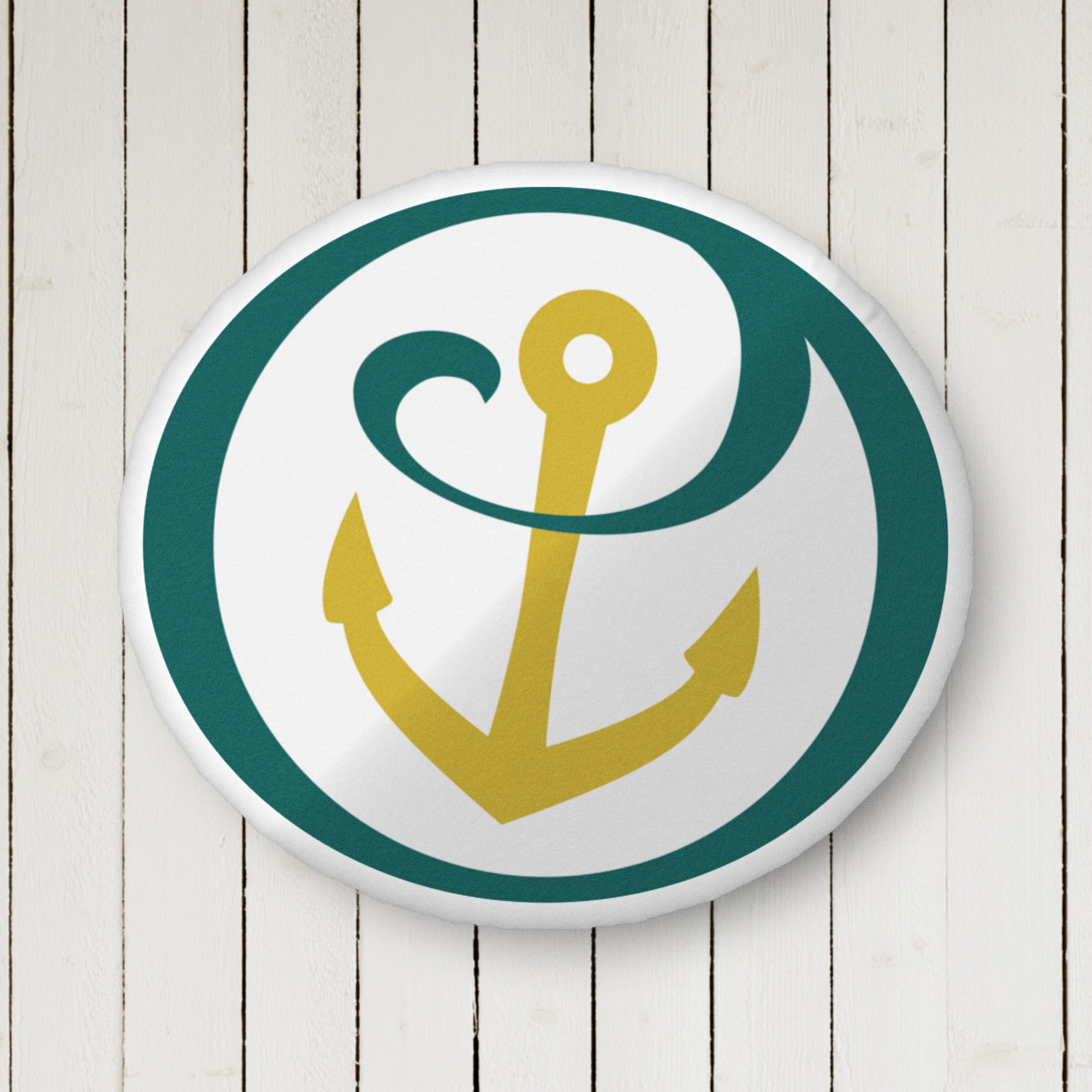 Alpha Sigma Tau Anchor Custom-Shape Throw Pillow | Alpha Tau Gifts