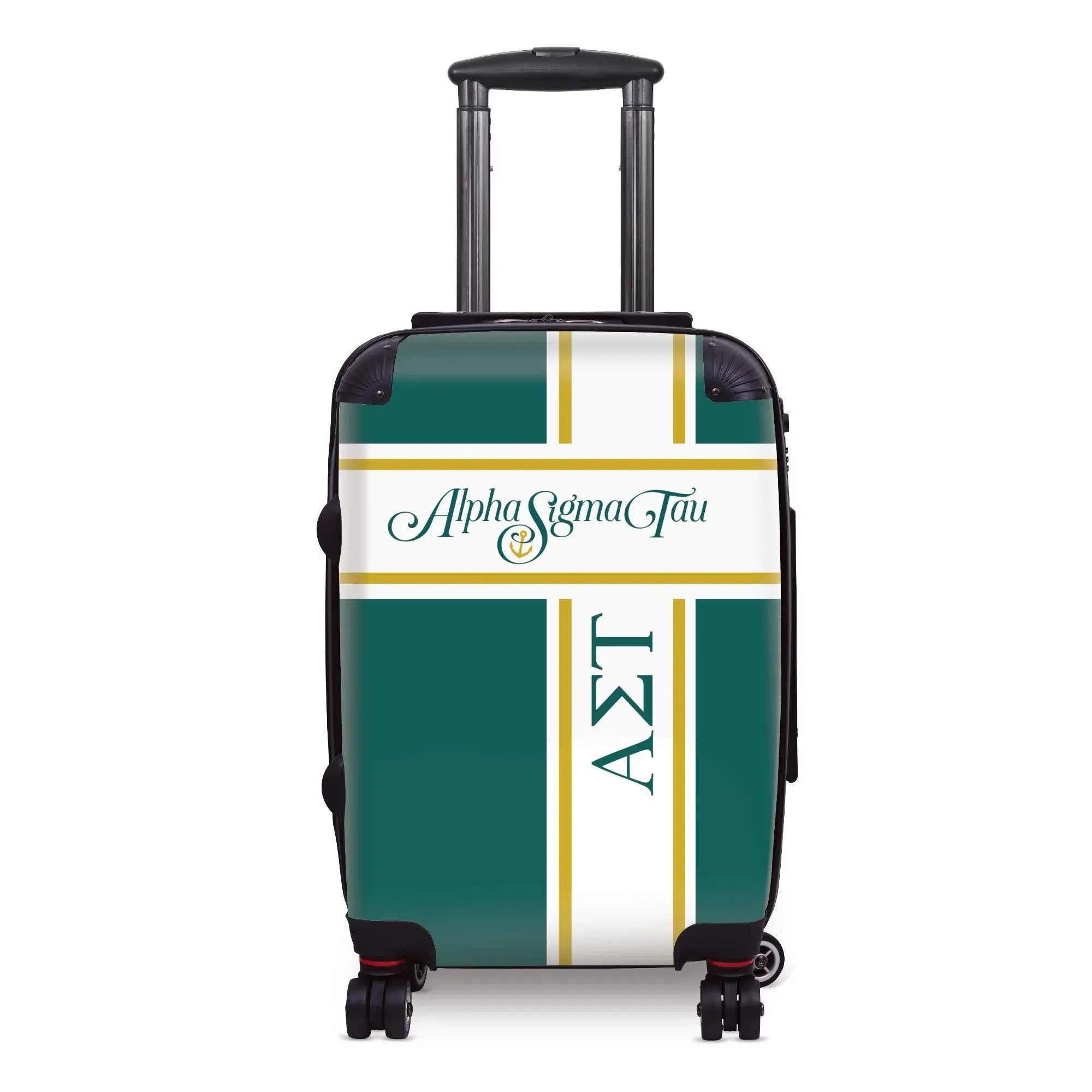 Alpha Sigma Tau Carry-on Suitcase - Cross Stripe