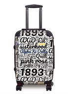 Alpha Xi Delta Carry-on Suitcase - Expression Art White