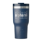 Alpha Xi Delta RTIC 20 oz Essential Ceramic Lined Tumbler - Stacked Letters