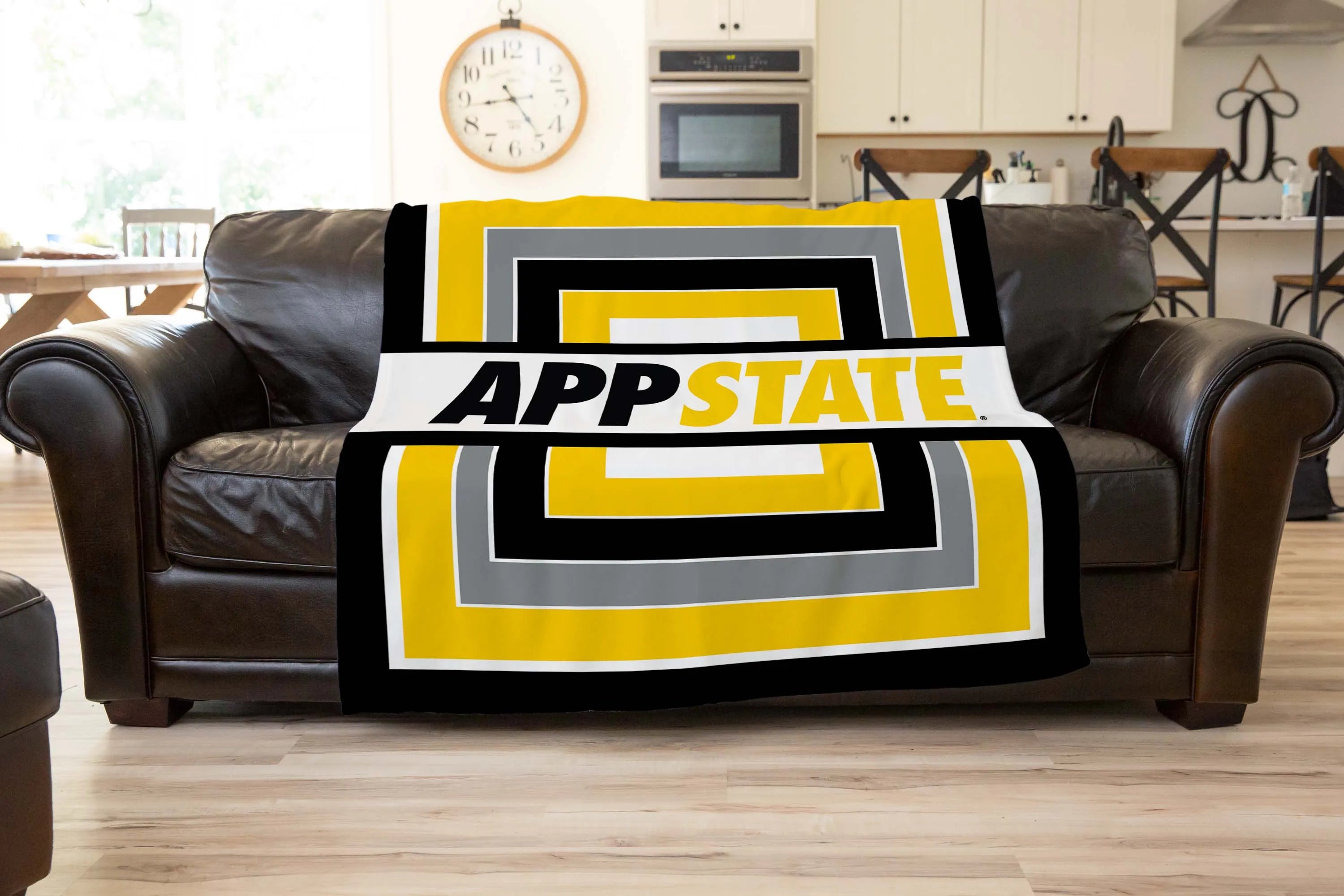 App State Sherpa Blanket - Geometric 60"x80" | Custom Gifts and Decor