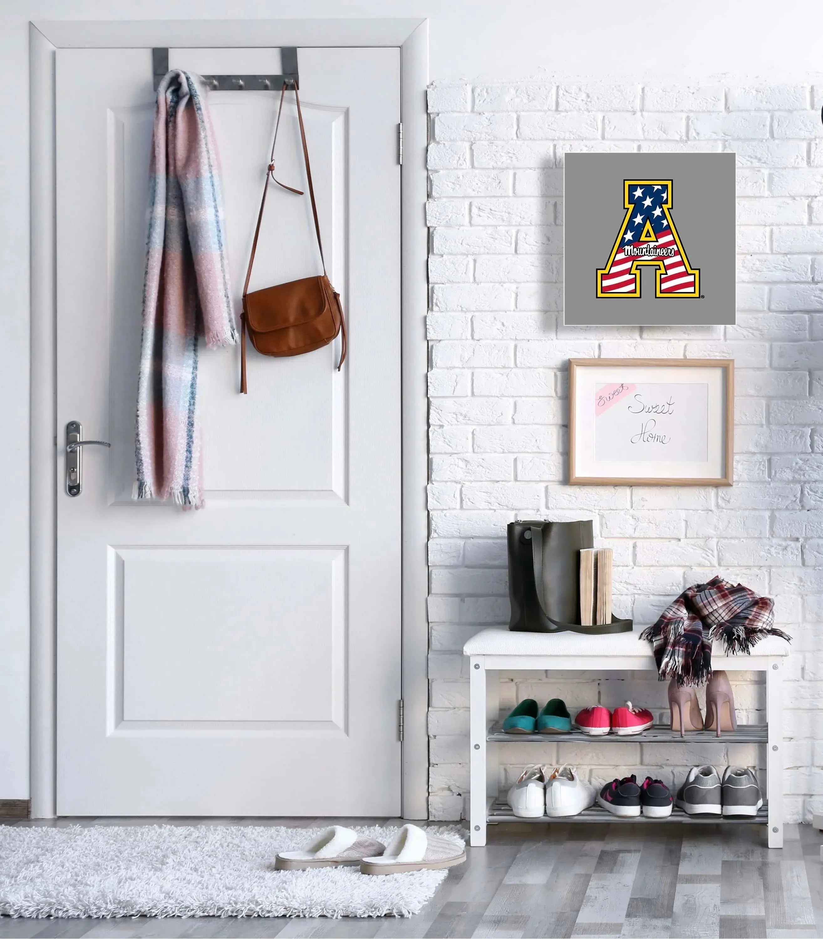 3-in-1 Appalachian State Magnetic Dry-Erase Key Box / Key Cabinet - Hero's Day Mark Key Box