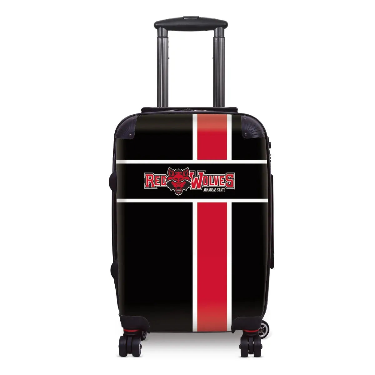 Arkansas State University Carry-On Suitcase - Cross Stripes Suitcases