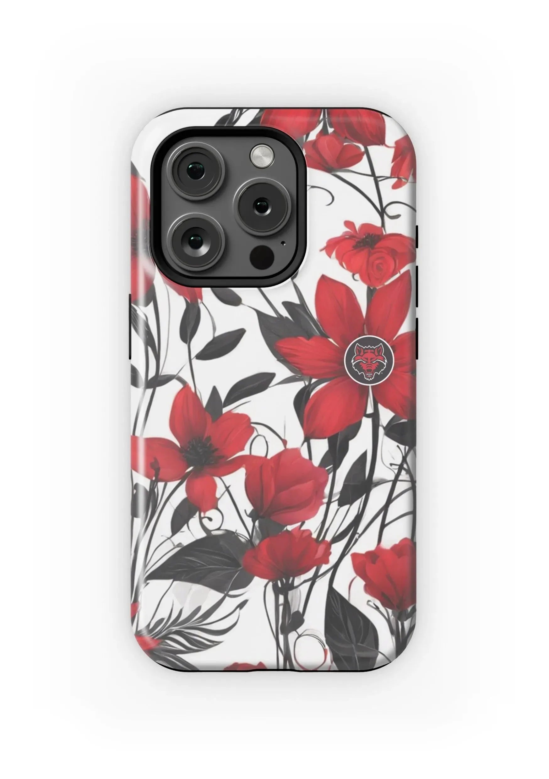 Arkansas State University iPhone 16, 15, 14, 13 Mobile Phone Case - Floral Matte Mobile Phone Cases