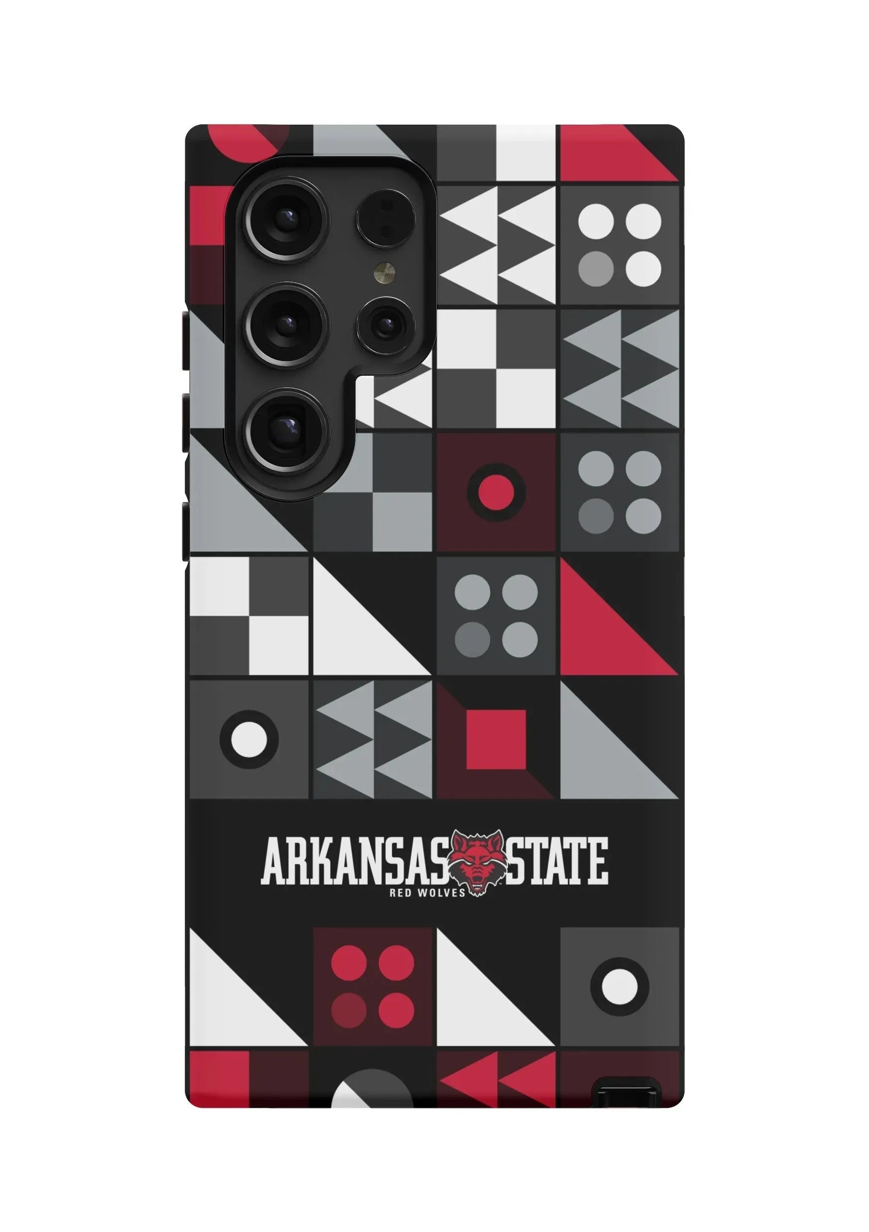 Arkansas State University Samsung Galaxy 24, 23 Mobile Phone Case - Geo Matte Mobile Phone Cases
