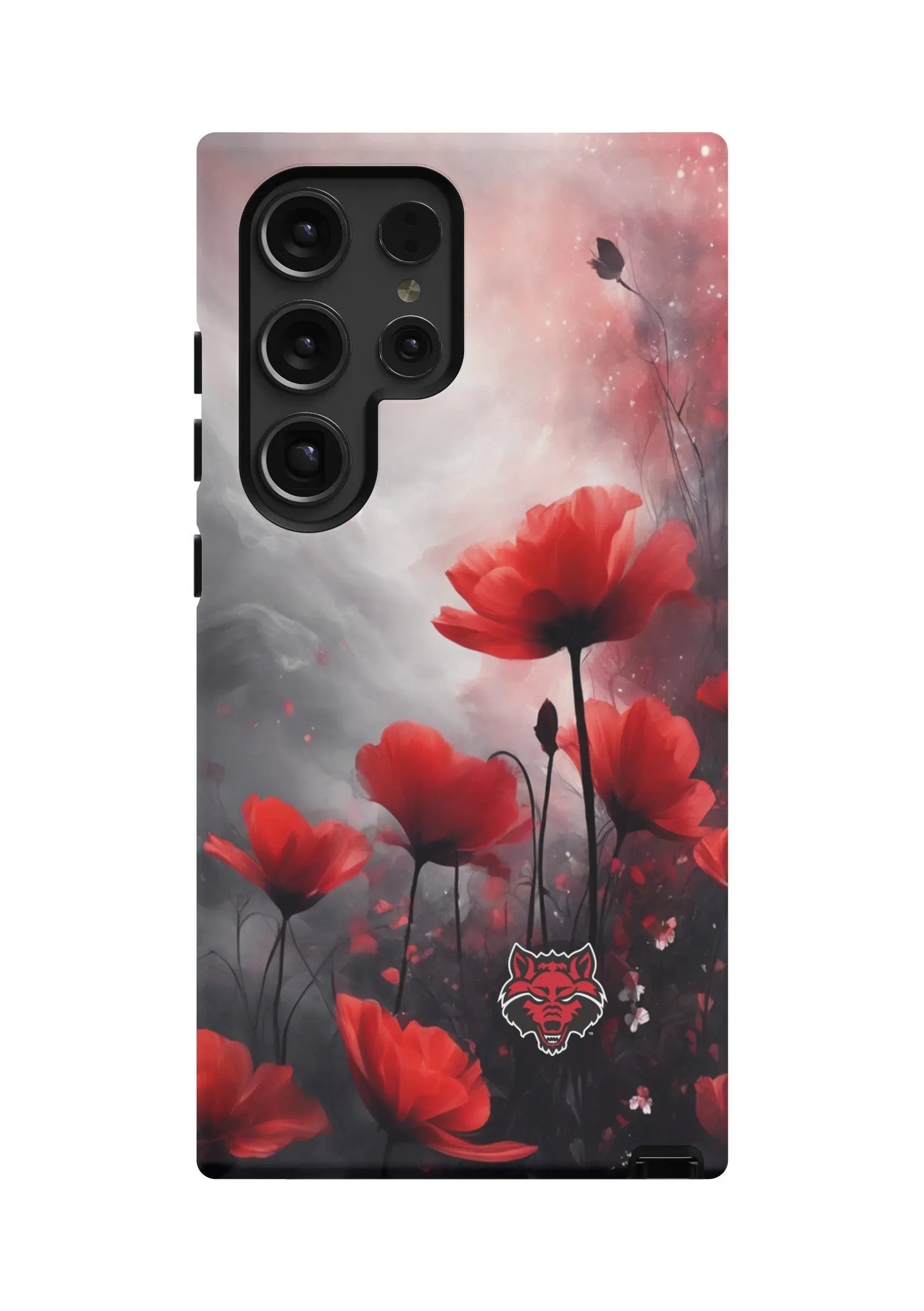 Arkansas State University Samsung Galaxy 24, 23 Mobile Phone Case - Poppies Matte Mobile Phone Cases