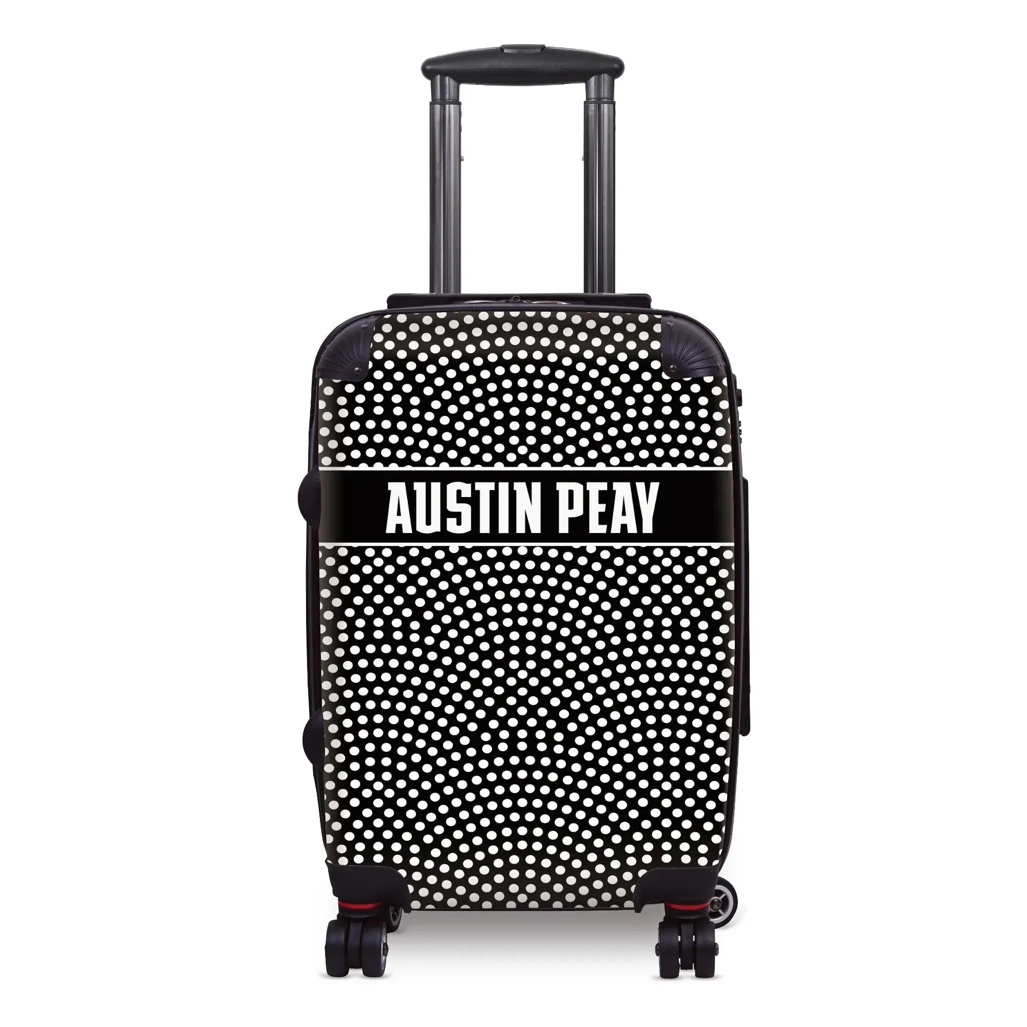 Austin Peay State University Carry-On Suitcase - Dots Suitcases