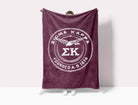 Sigma Kappa XL 60x80 Sherpa Blanket - Official Seal | Sig Kap Gifts
