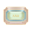 Alpha Chi Omega Gold Monogram Decorative Tray | AXO Big Little Gifts