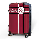 Alpha Sigma Alpha 20" Carry-on Suitcase Luggage - Cross Stripe