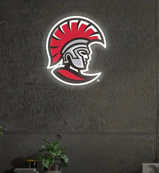 University of Tampa Spartan LED UV Print Neon Sign w/ Dimmer - 20" Neon Signs