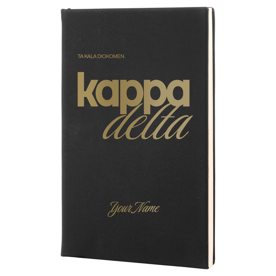 Kappa Delta Personalized Leatherette Notebook Journal