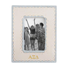 Alpha Xi Delta Scallop Picture Frame | Big Little Sister Keepsake | AXiD Gifts