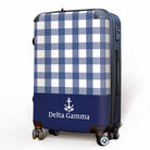 Delta Gamma Carry-on Suitcase - Gingham Suitcases