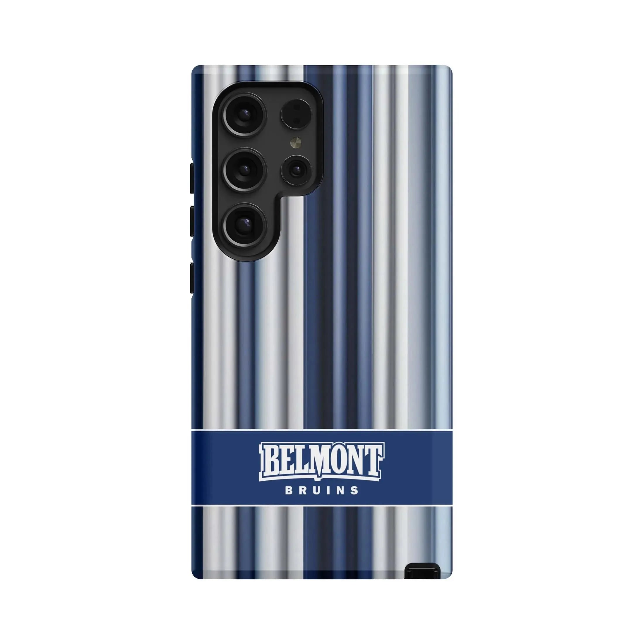 Belmont University Samsung Galaxy 24, 23 Mobile Phone Case - Bold Stripes Gloss Mobile Phone Cases