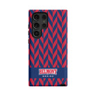 Belmont University Samsung Galaxy 24, 23 Mobile Phone Case - Zig Zag