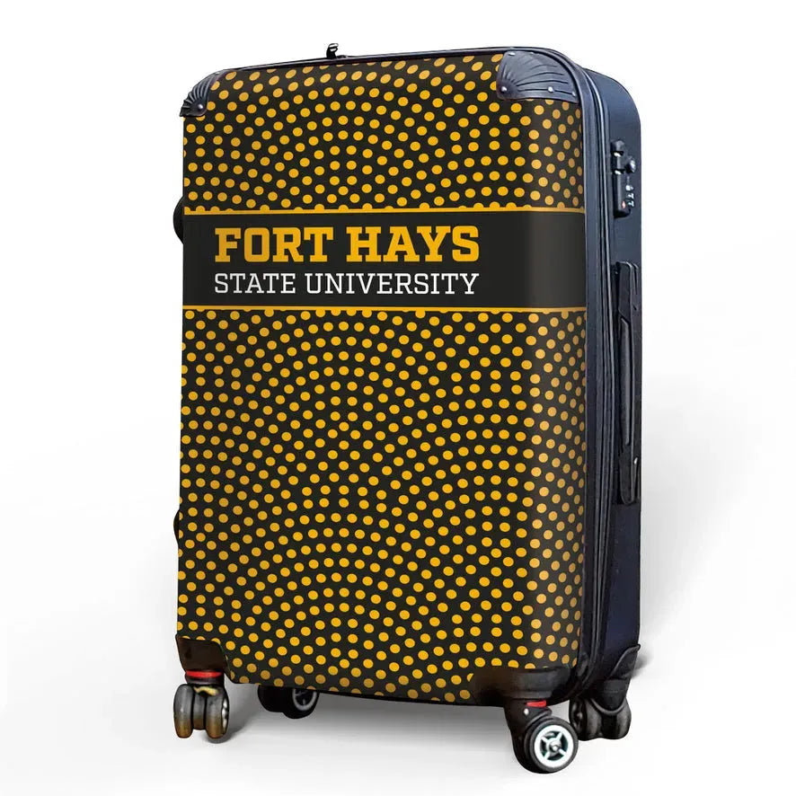 FHSU Carry-On Suitcase - Dots Suitcases