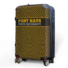 FHSU 20" Carry-On Suitcase Luggage - Dots | Fort Hays State University