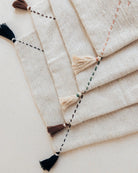 Ava Hand Stitched Cotton Pillows | Boho Dorm Decor