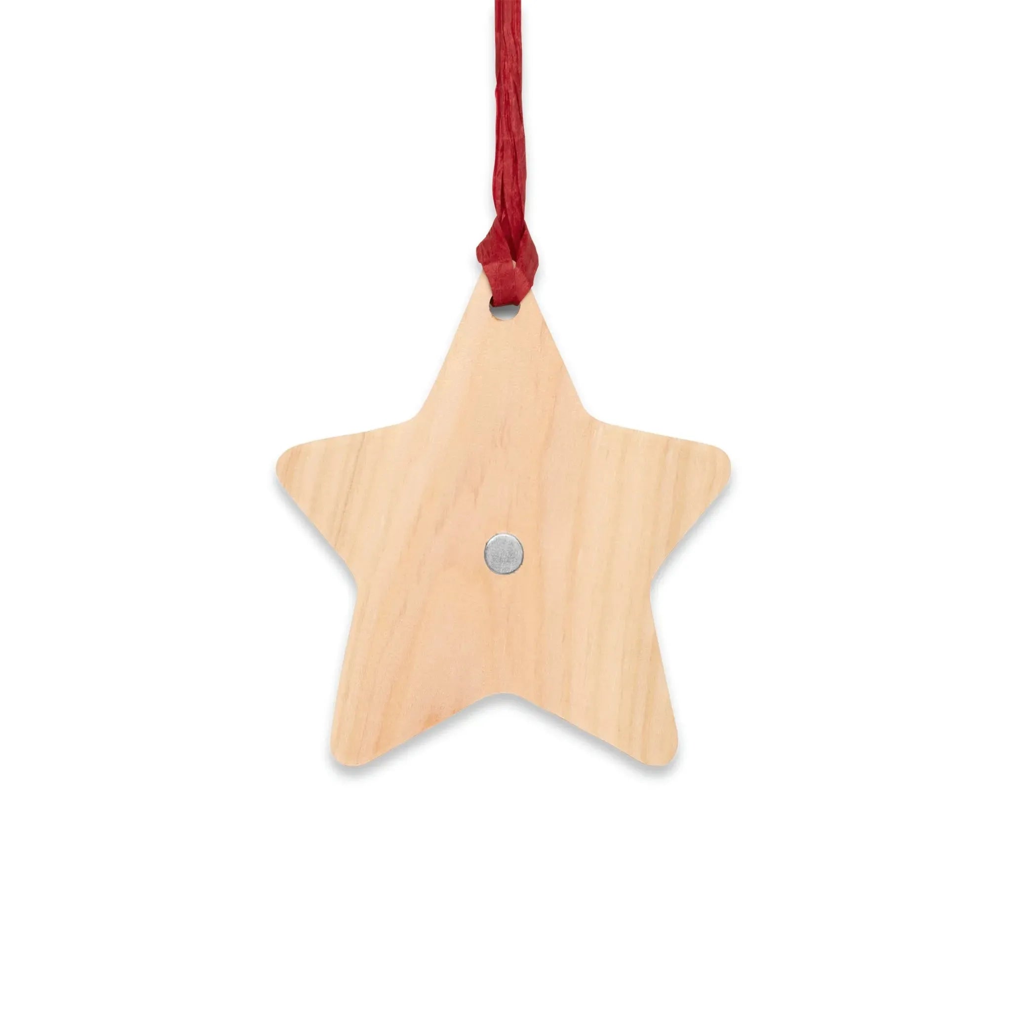 Philadelphia Ukrainian Nationals Wood Christmas Ornaments - Star Holiday Ornaments