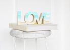 LOVE Beach Wood Shelf Sitter | Custom Coastal Dorm Decor | Gifts