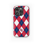 Belmont University iPhone 16, 5, 14, 13 Phone Case Argyle | Gifts