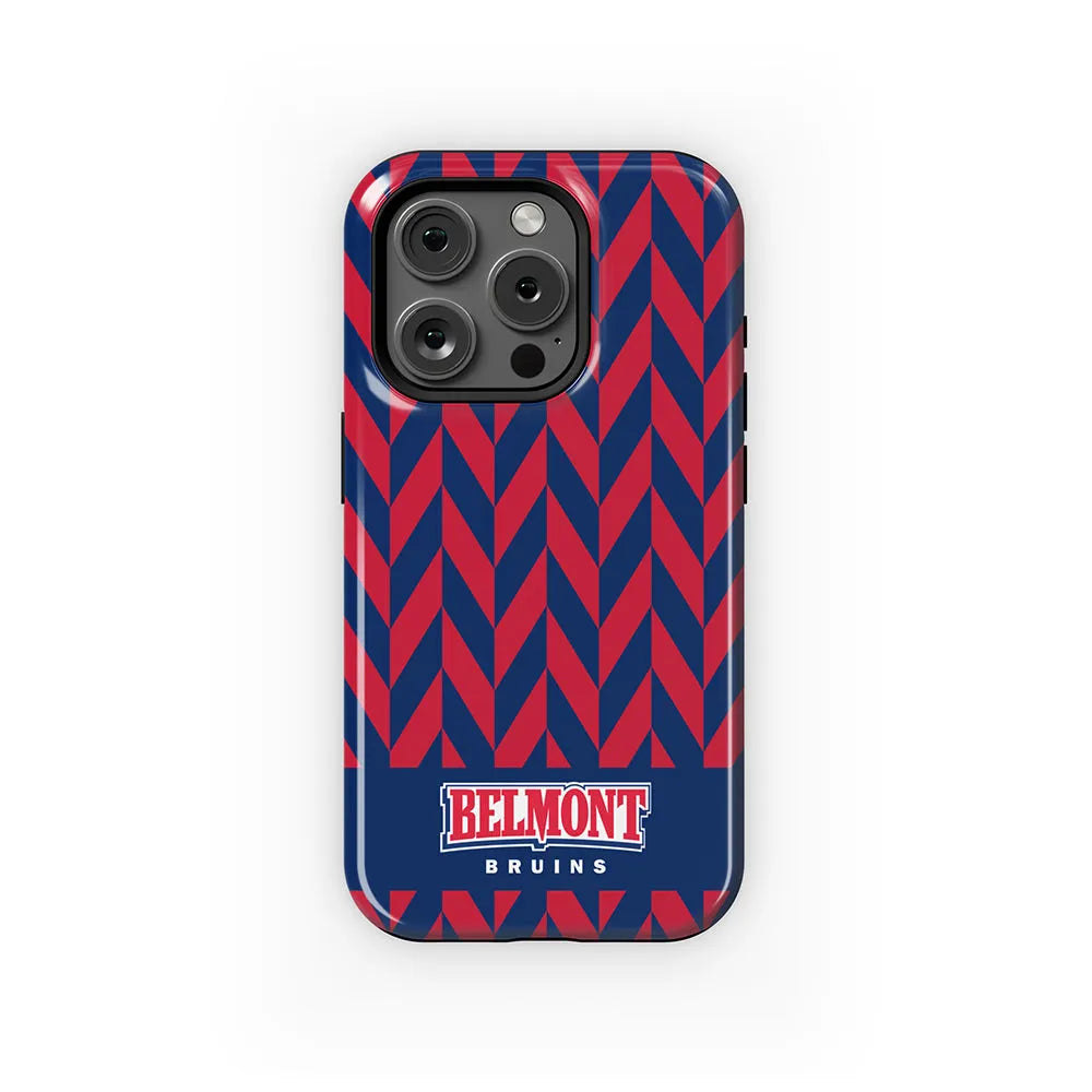 Belmont University iPhone 16, 15, 14, 13 Phone Case - Zig Zag | Gifts