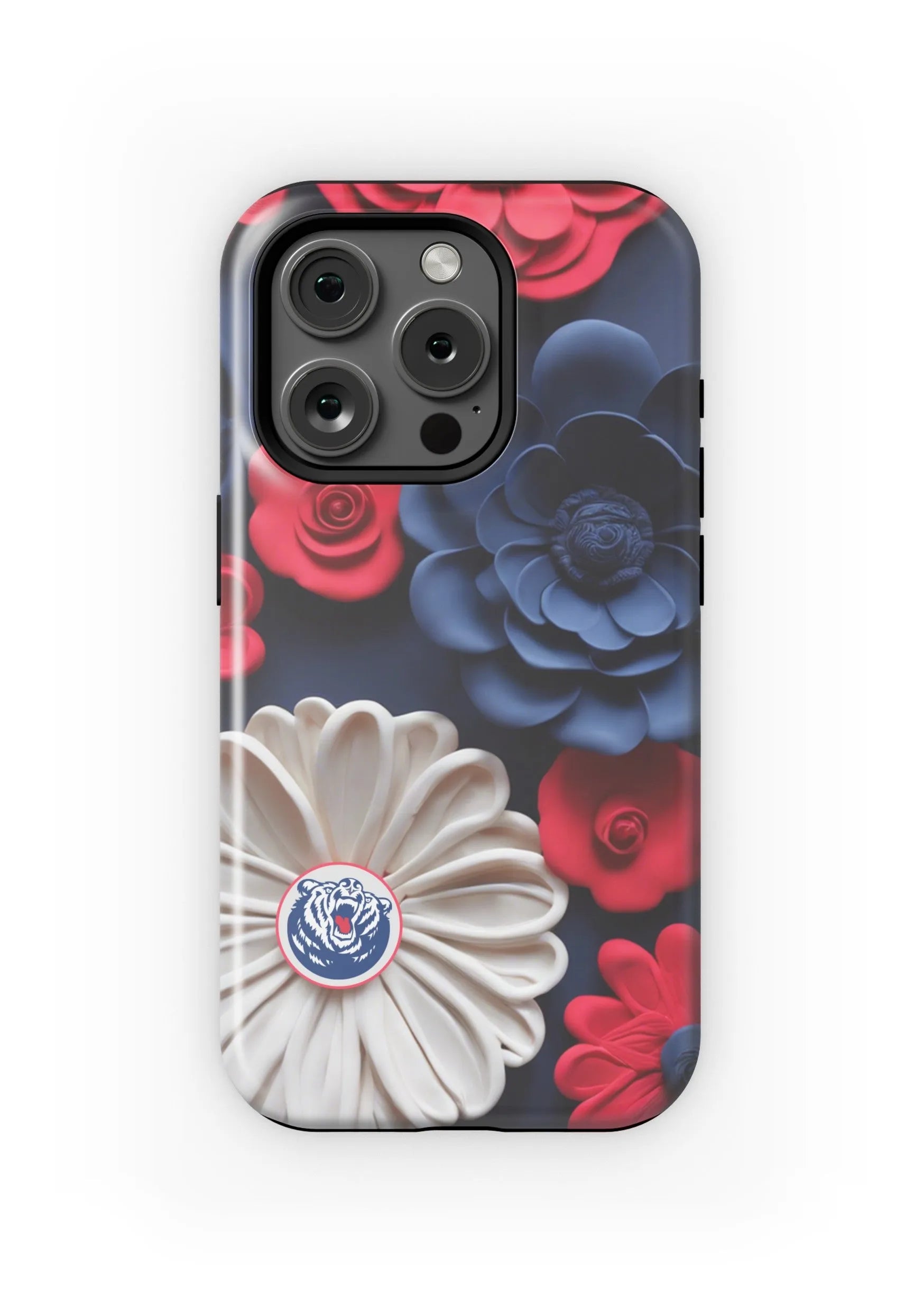 Belmont University iPhone 16, 15, 14, 13 Mobile Phone Case - 3D Floral | Gifts