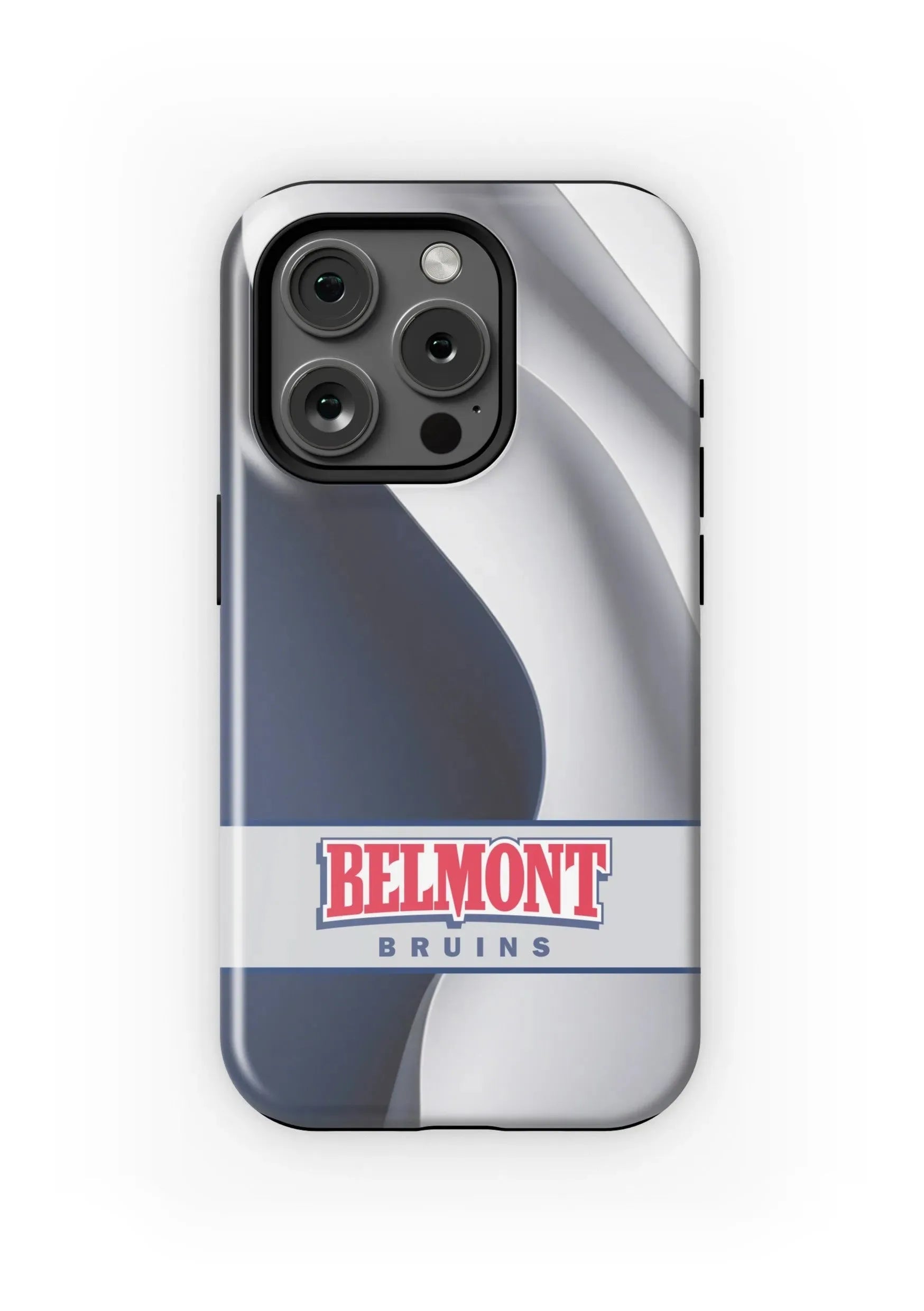 Belmont University iPhone 16, 15, 14, 13 Mobile Phone Case - Modern Wave Matte Mobile Phone Cases