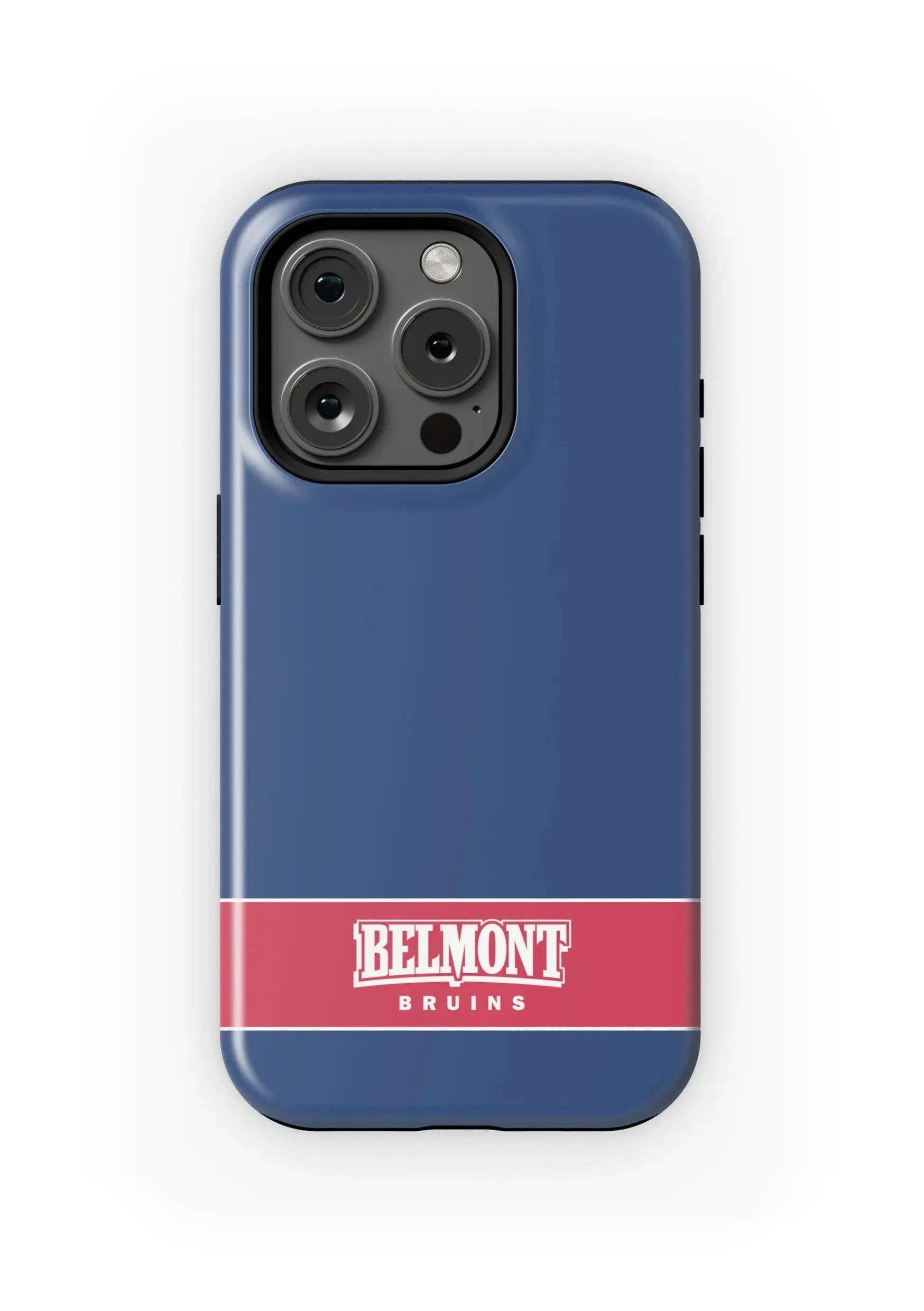 Belmont University iPhone 16, 15, 14, 13 Mobile Phone Case - Blue/ Red Matte Mobile Phone Cases