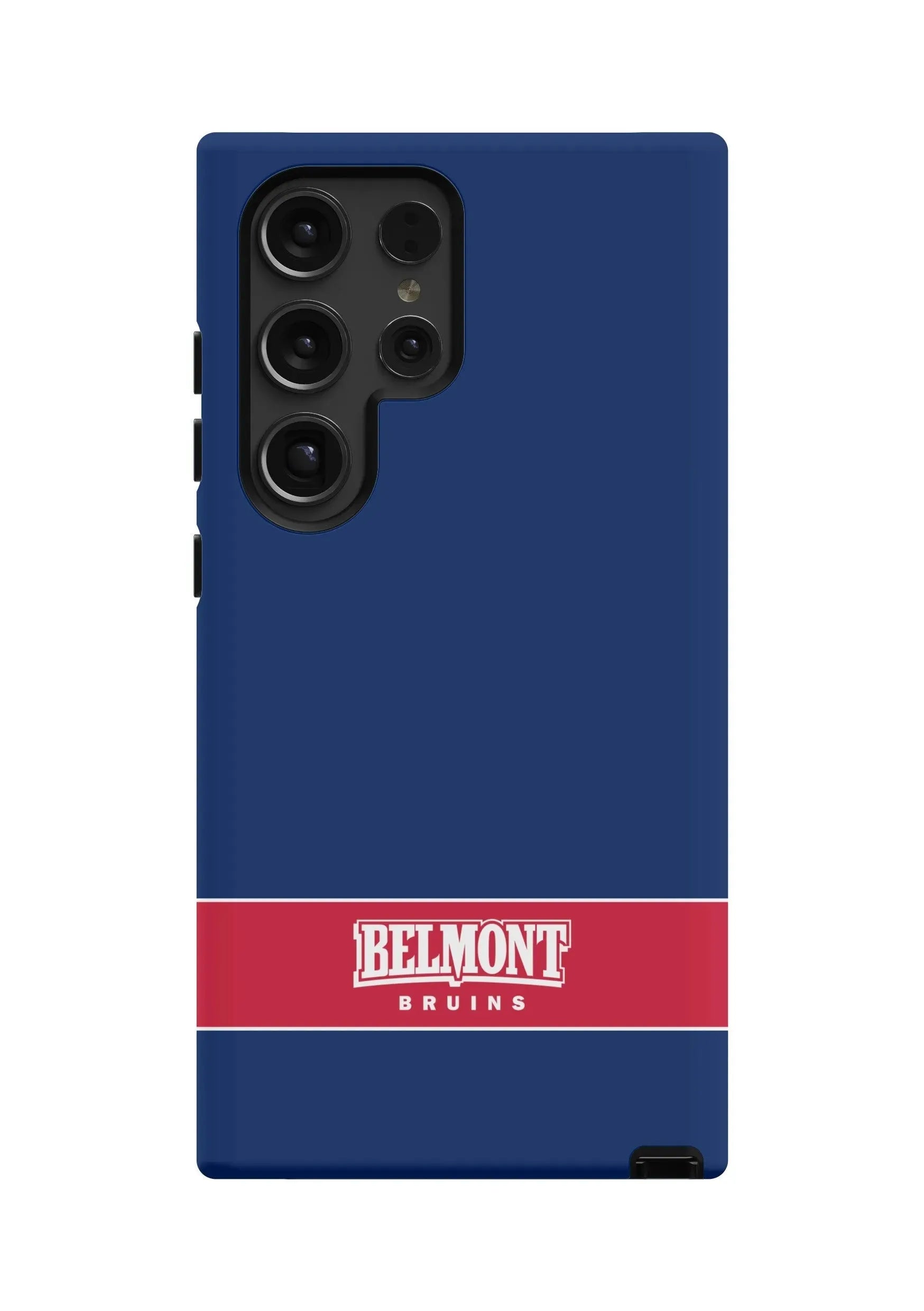 Belmont University Samsung Galaxy 24, 23 Mobile Phone Case - Blue/ Red Matte Mobile Phone Cases