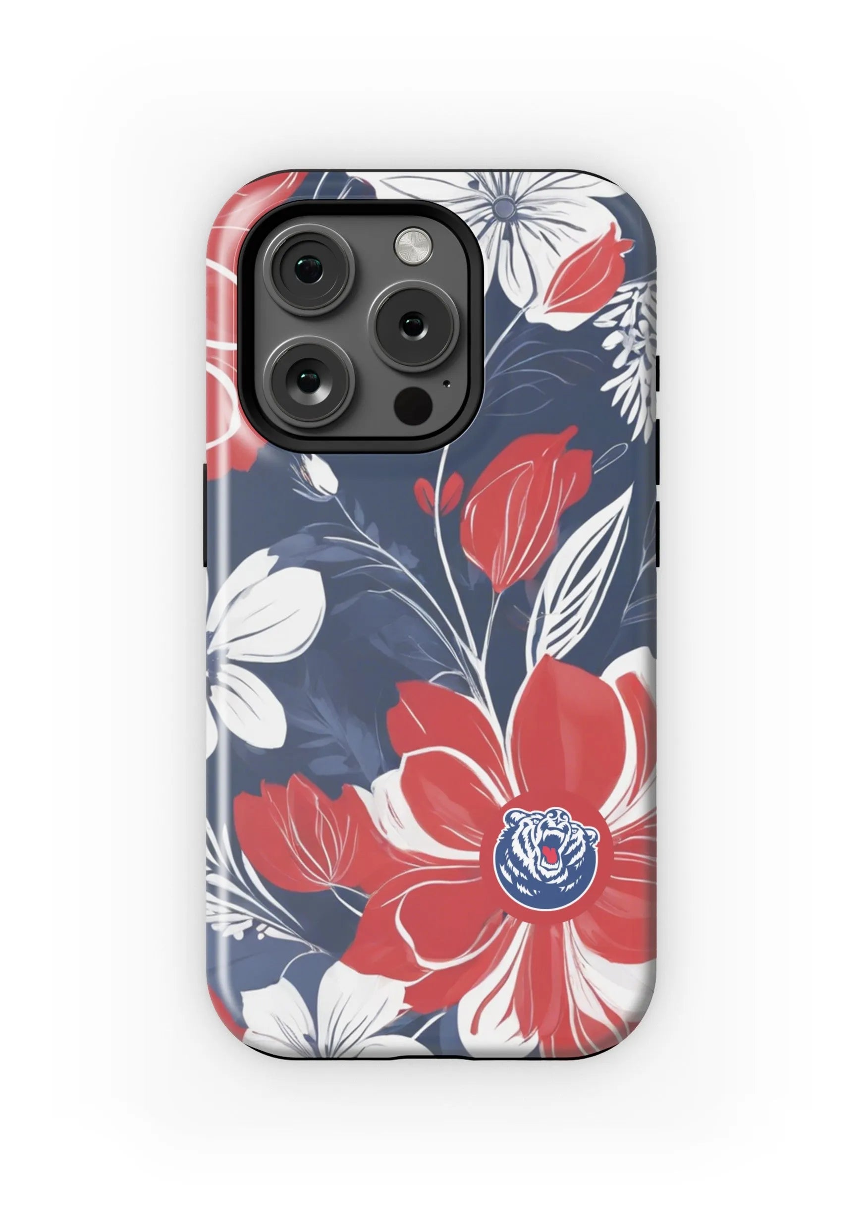 Belmont University iPhone 16, 15, 14, 13 Mobile Phone Case - Floral