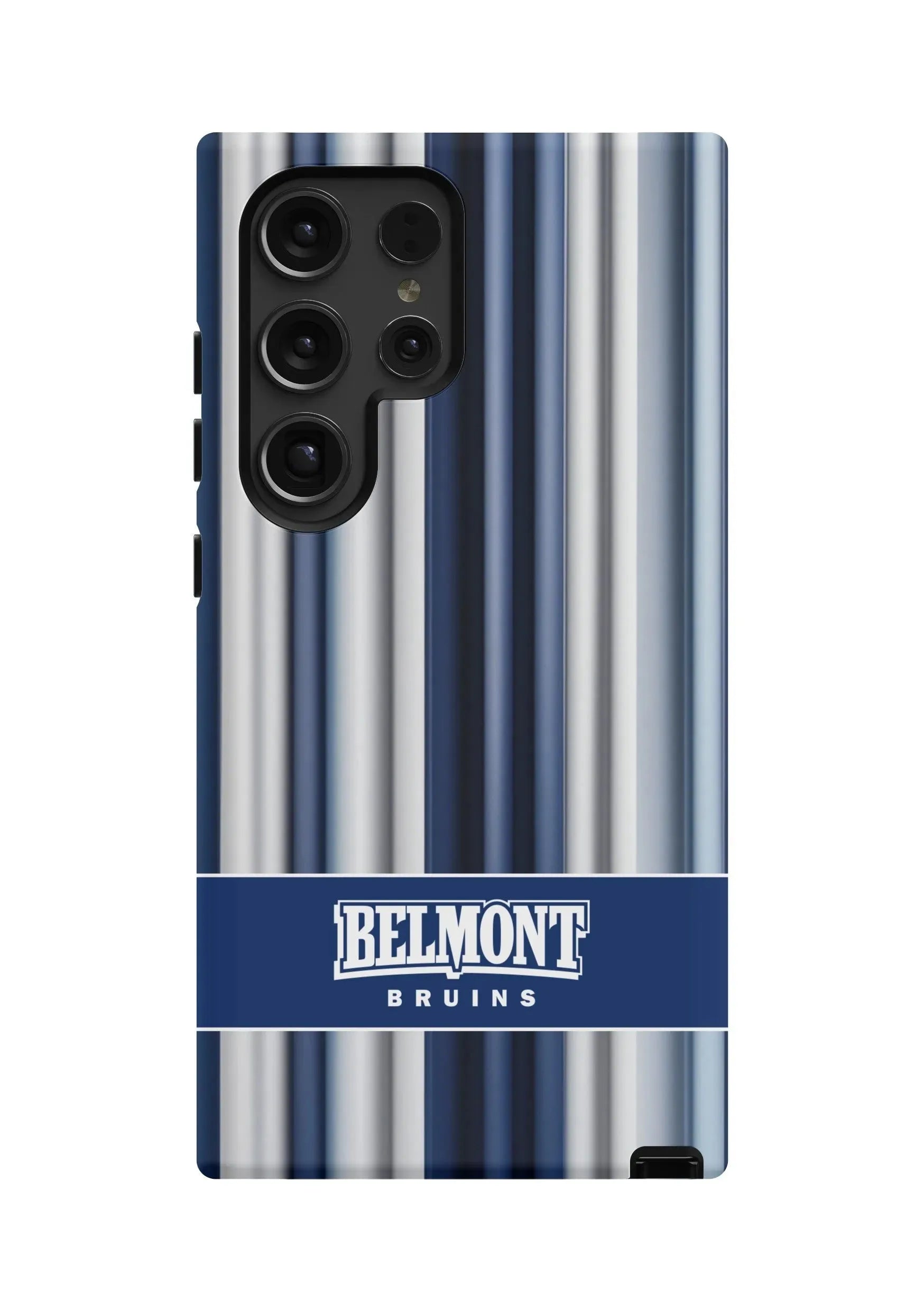 Belmont University Samsung Galaxy 24, 23 Mobile Phone Case - Bold Stripes Matte Mobile Phone Cases