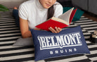 Belmont Bruins Blue Lumbar Pillow Cover | Custom Gifts & Decor