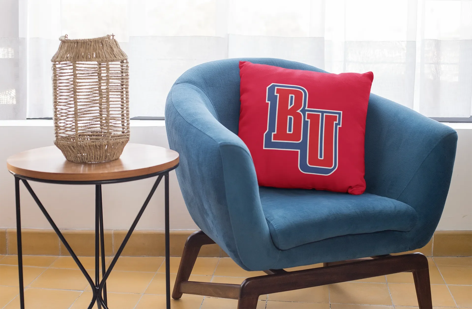 Belmont University BU Throw Pillow Cover 18" | Gifts & Dorm Decor