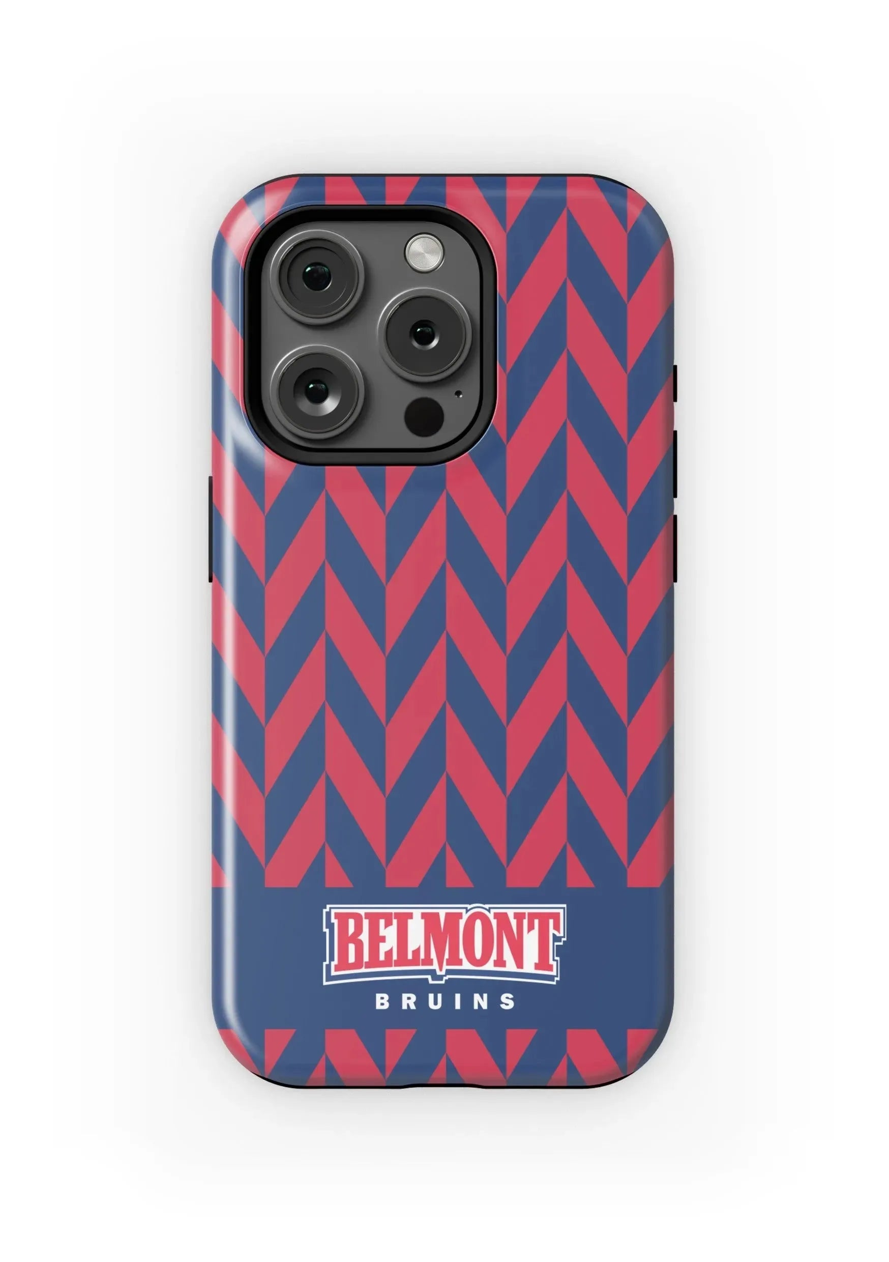 Belmont University iPhone 16, 15, 14, 13 Mobile Phone Case - Zig Zag Matte Mobile Phone Cases