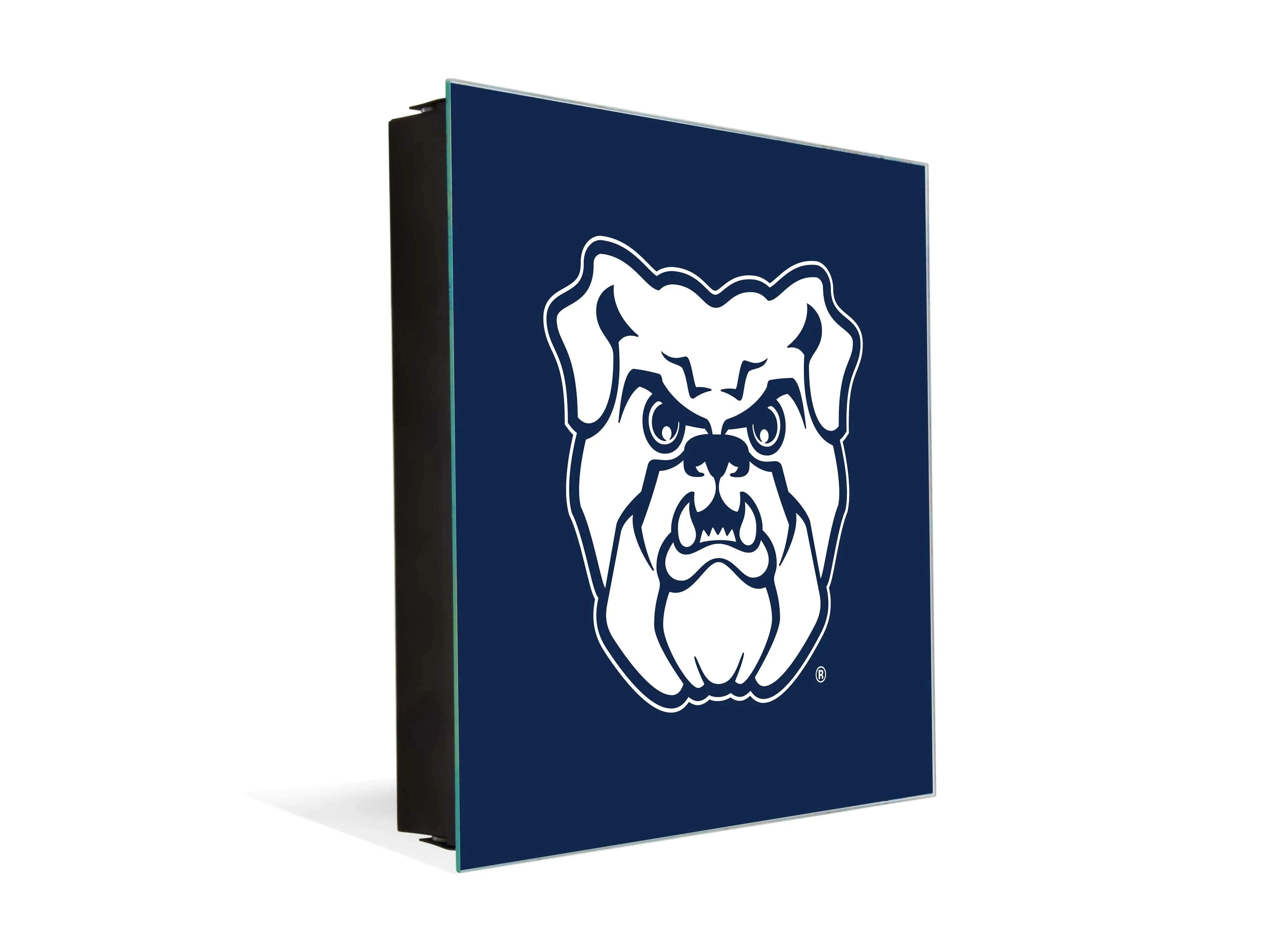 3-in-1 Butler University Magnetic Dry-Erase Key Box / Key Cabinet - Bulldog Key Box